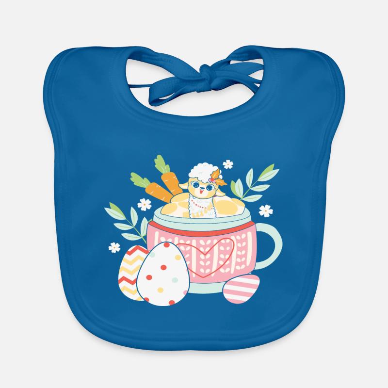 BOW Coupe Chibi de Pâques Bavoir bio Bébé