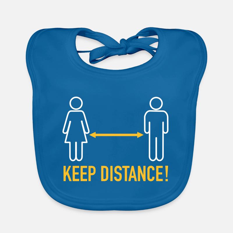 Garde tes distances Bavoir bio Bébé