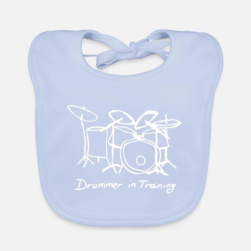 Drummer in Training Baby Bio-Lätzchen