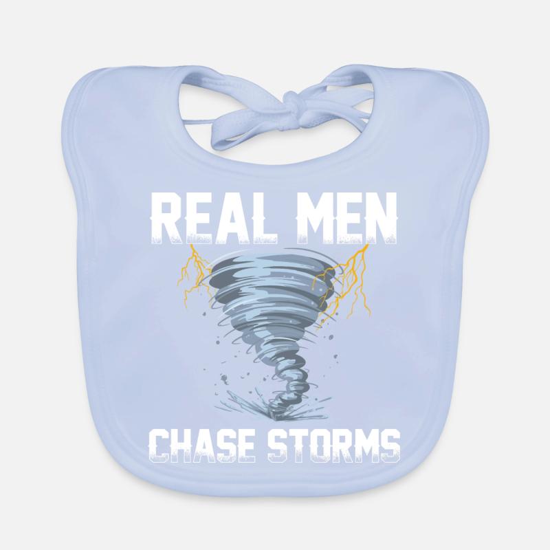 Cacciatori di tempeste Bavaglino ecologico per neonato