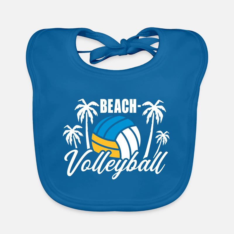 Beachvolleyball Baby Bio-Lätzchen