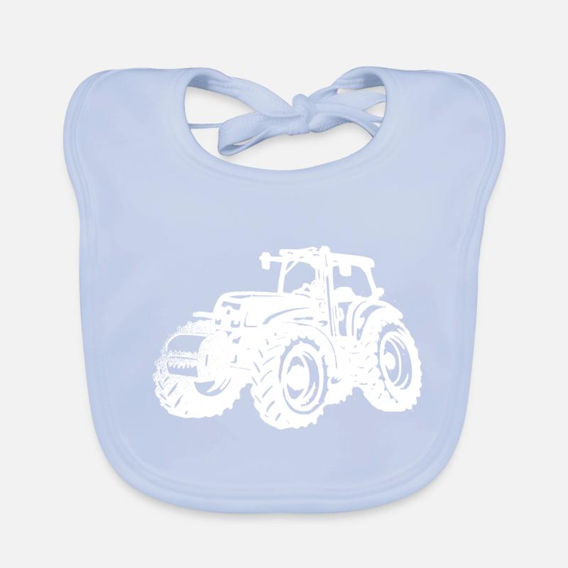 Traktor Baby Bio-Lätzchen