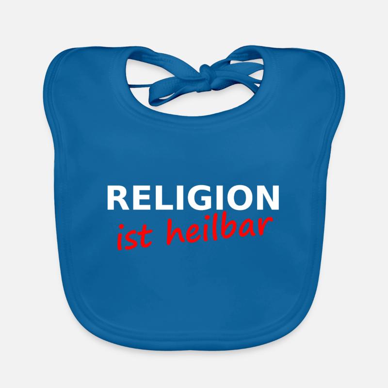 La religion est curable Bavoir bio Bébé