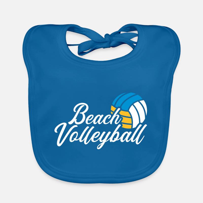 Beachvolleyball Baby Bio-Lätzchen