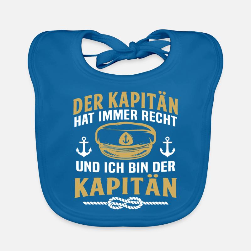 der kapitän Baby Bio-Lätzchen