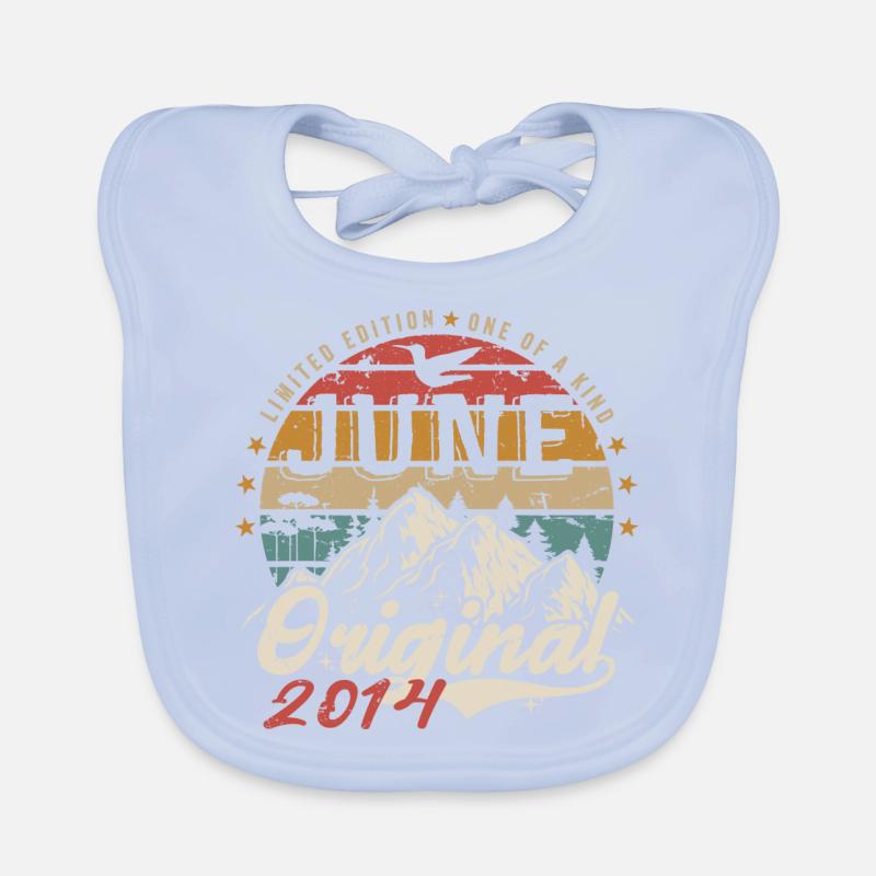 Juni 2014 Geburtstag Juni 2014 Geschenk Juni 2014 Baby Bio-Lätzchen