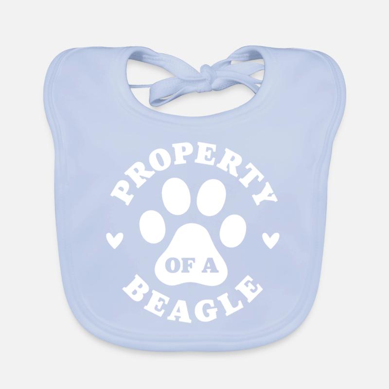 Eigentum eines Beagle Baby Bio-Lätzchen