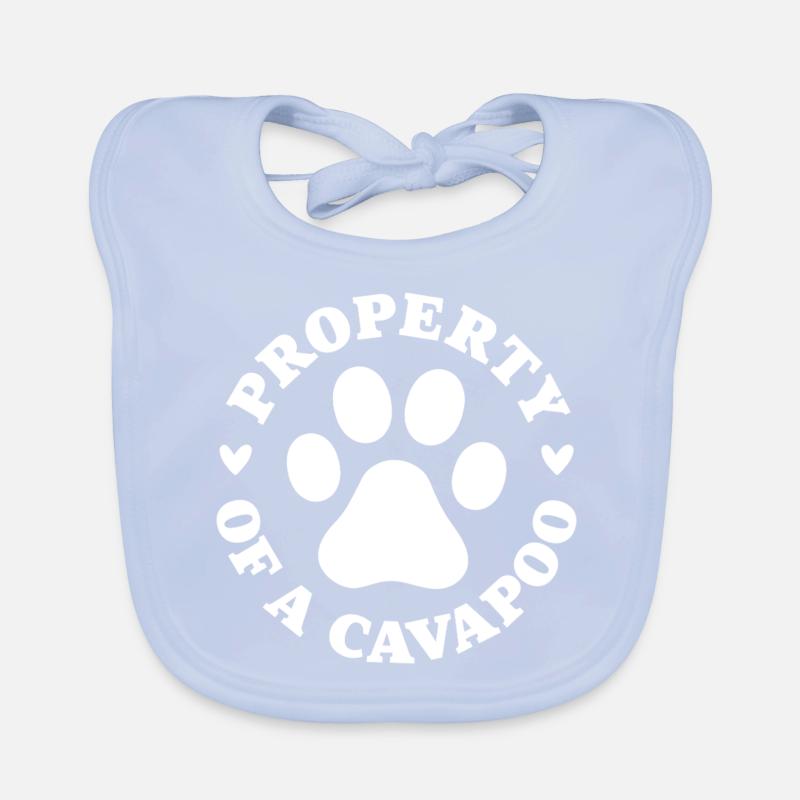 Propriété d’un Cavapoo Bavoir bio Bébé