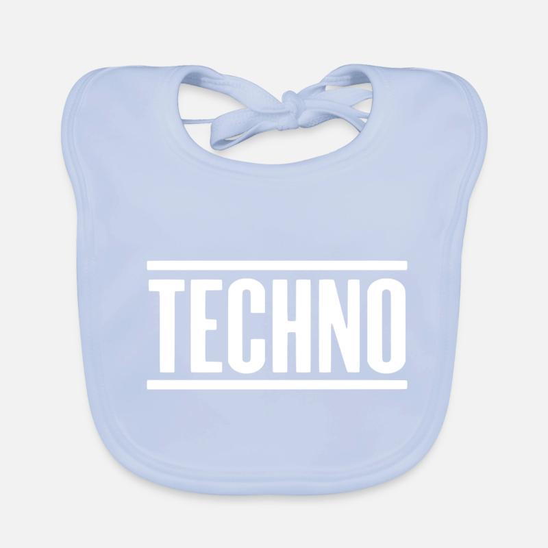 TECHNO Bavoir bio Bébé