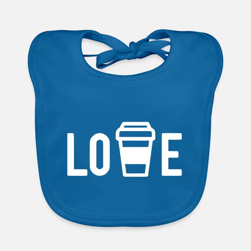 Love Kaffee Baby Bio-Lätzchen