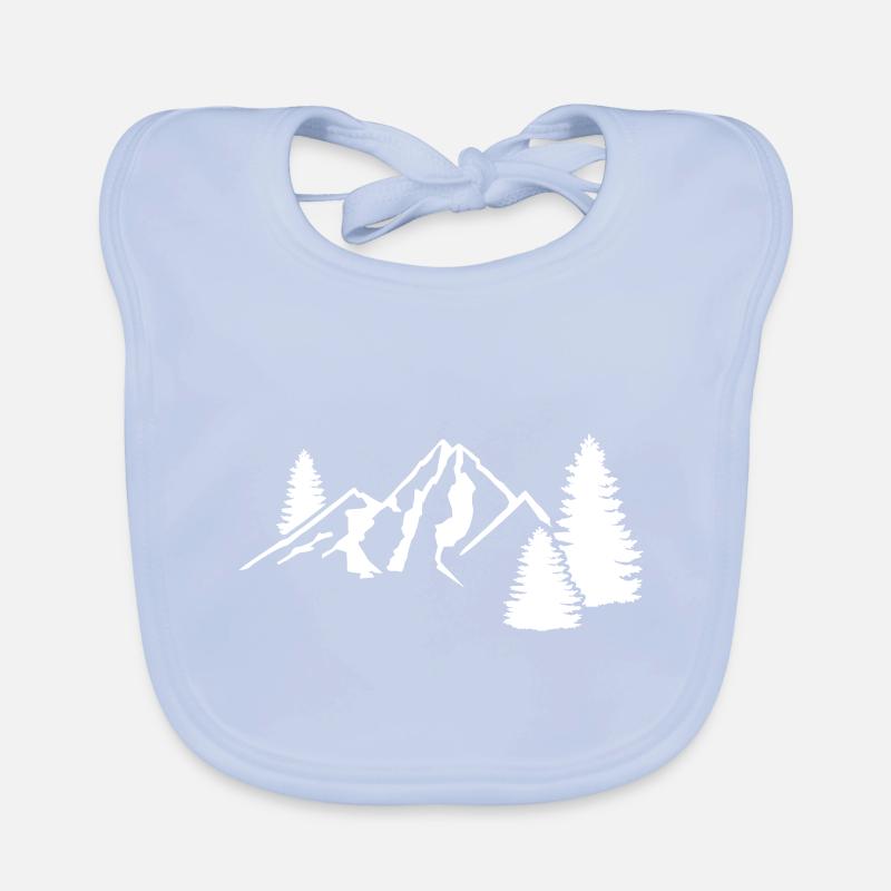 mountains Organic Baby Bibs
