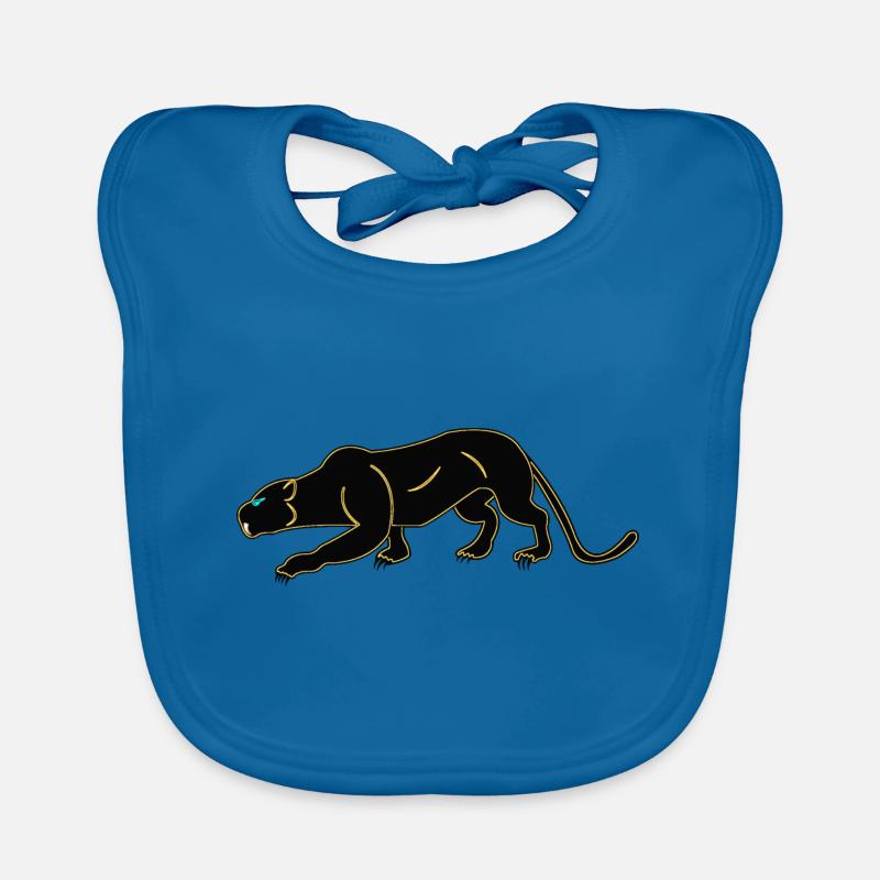 black panther Organic Baby Bibs