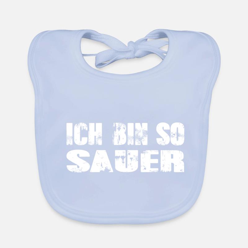 Ich bin so sauer Baby Bio-Lätzchen