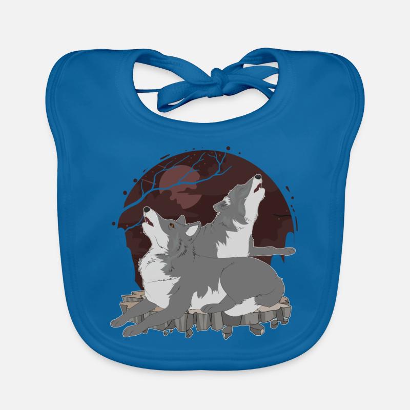 Wolf Bavoir bio Bébé