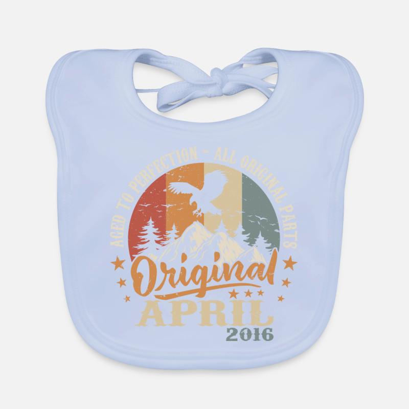 Jubiläum April 2016 | Geschenk April 2016 Baby Bio-Lätzchen