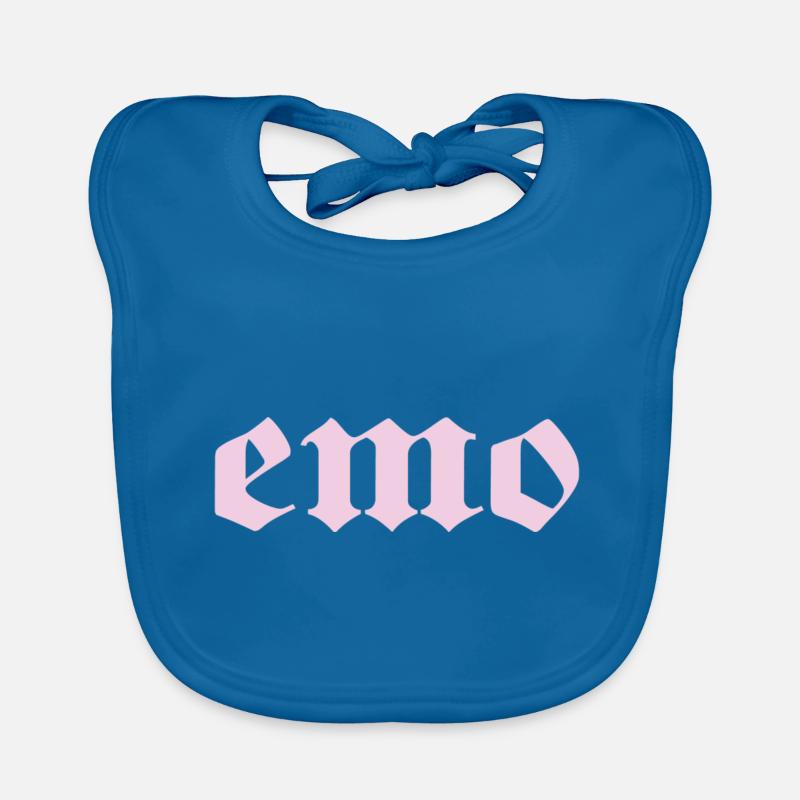 Emo Rosa - Emotional Goth Punk Emocore Geschenk Baby Bio-Lätzchen