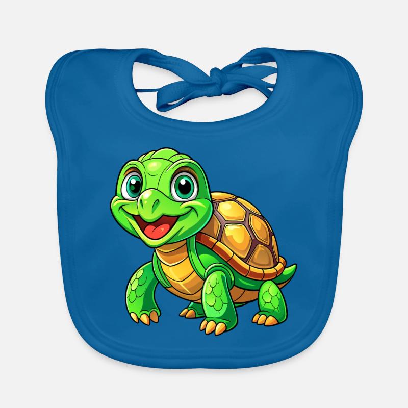 Mega Cute Turtle Organic Baby Bibs