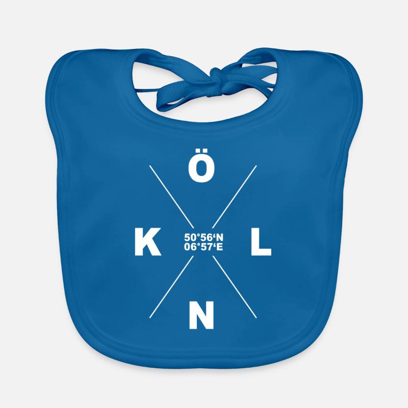 Cologne Coordonnées de Kölle Patrie Cadeau Fun Bavoir bio Bébé