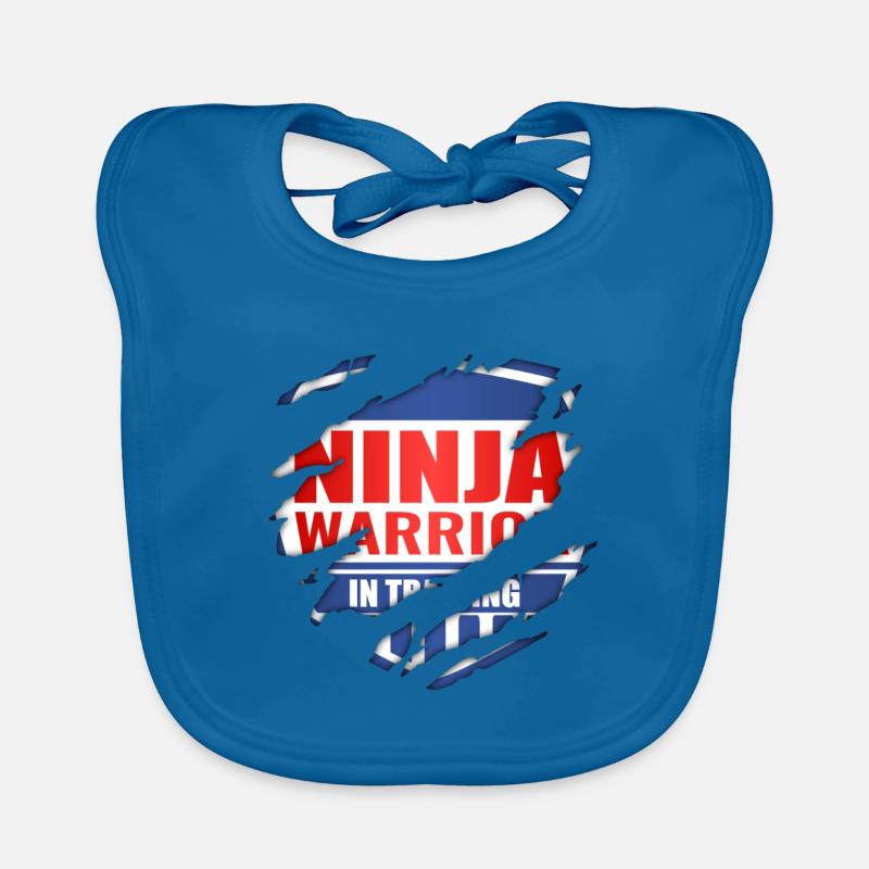 Ninja Warrior In Training Baby Bio-Lätzchen