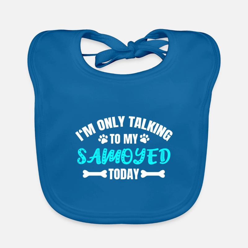 Samoyed Samojede Baby Bio-Lätzchen