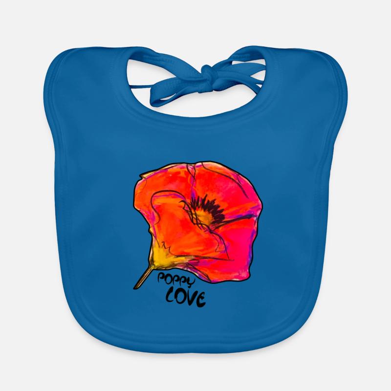 Mohn Liebe Baby Bio-Lätzchen