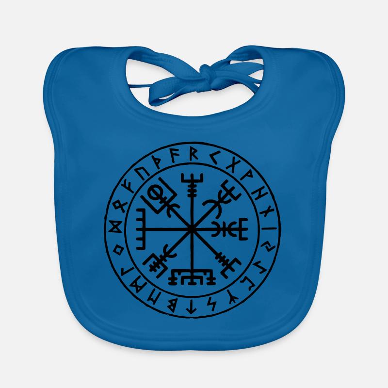 Wikinger-Kompass Baby Bio-Lätzchen