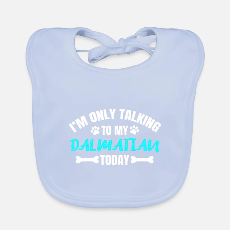 Dalmatien Dalmatiner Bavoir bio Bébé