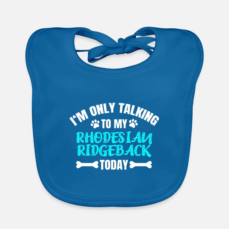 Rhodesian Ridgeback Organic Baby Bibs