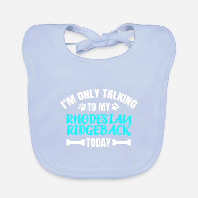 Rhodesian Ridgeback Organic Baby Bibs