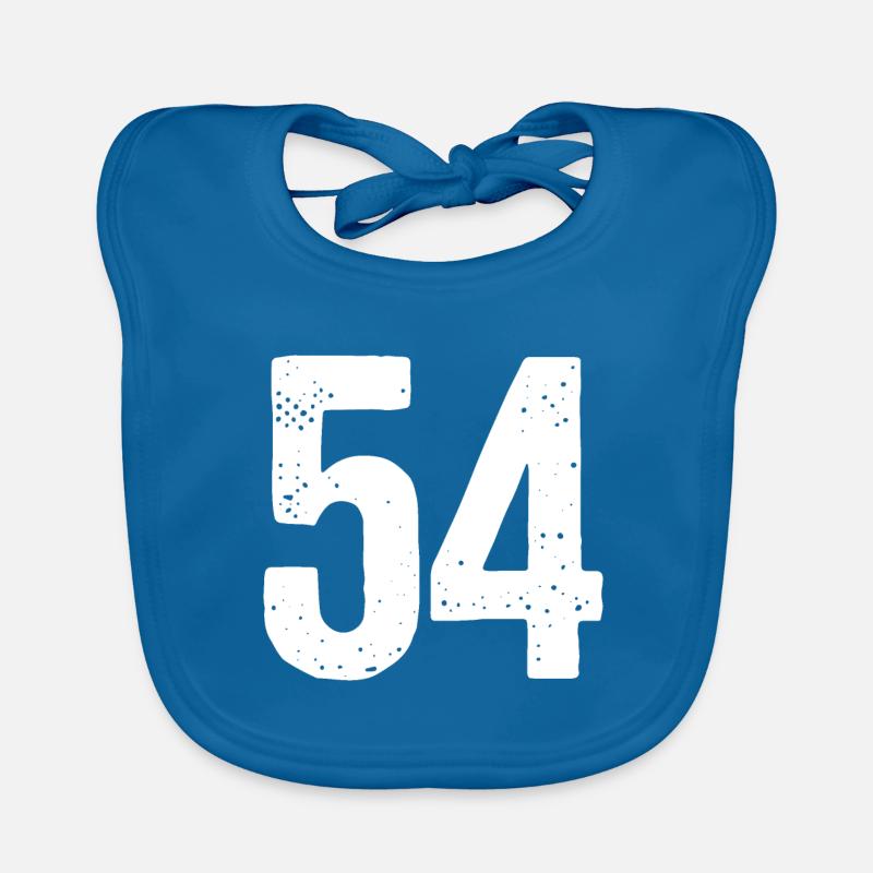 54 Numéros Blanc Bavoir bio Bébé