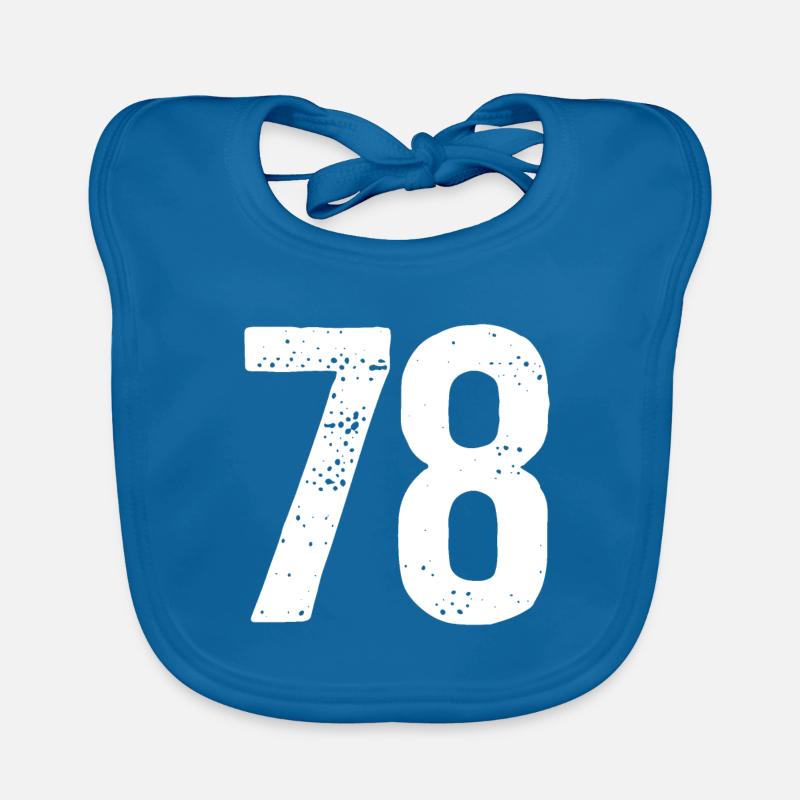 78 Numéros Blanc Bavoir bio Bébé