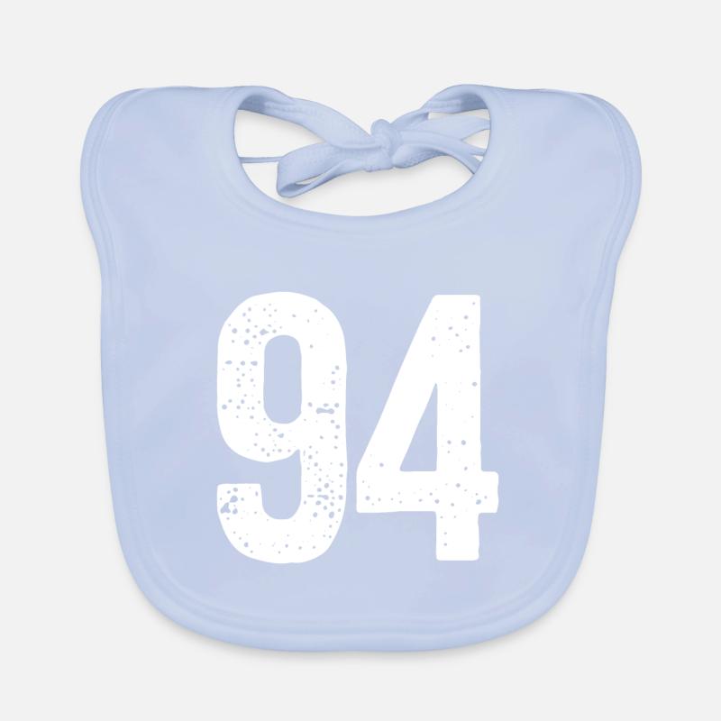 94 Numéros Blanc Bavoir bio Bébé