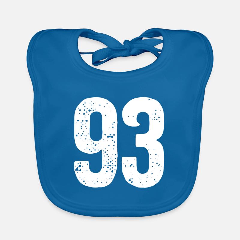 93 Numéros Blanc Bavoir bio Bébé