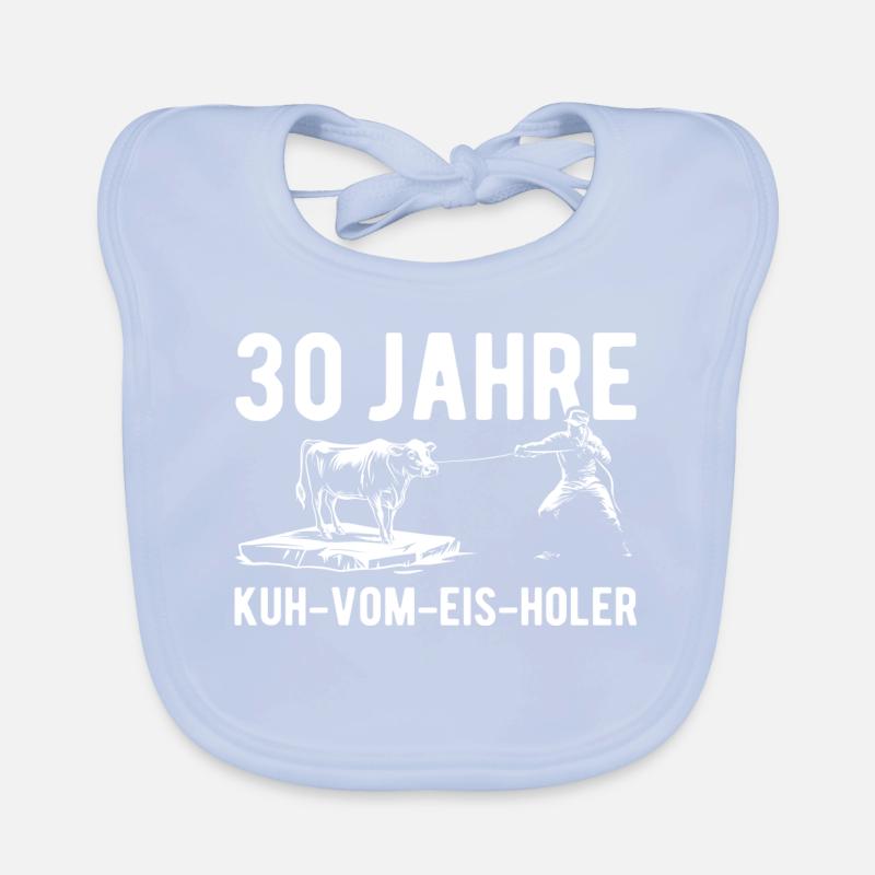 30 Jahre Kuh vom Eis Holer - Dienstjubiläum Baby Bio-Lätzchen