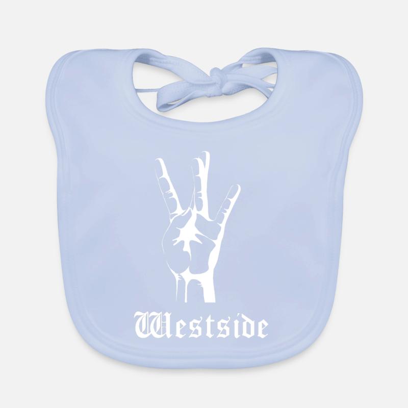 Westside blanc Bavoir bio Bébé