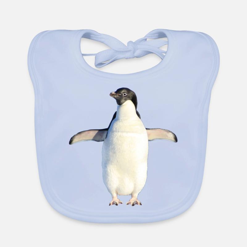 doux pingouin Bavoir bio Bébé