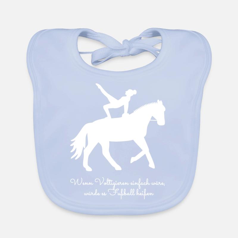 If vaulting were easy - Volti gift idea Organic Baby Bibs