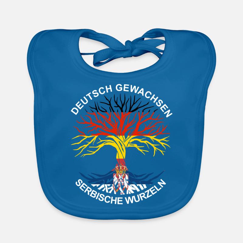 Deutsch Serbisch Deutsch Serbe stolz Geschenk Baby Bio-Lätzchen