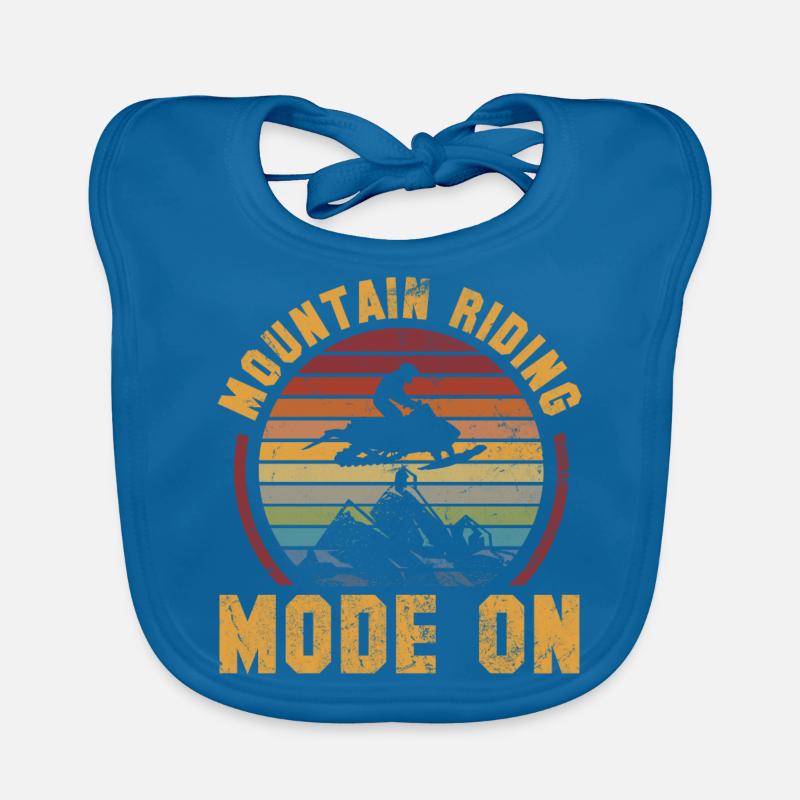 mountain riding mode on Design for a mountain Baby Bio-Lätzchen