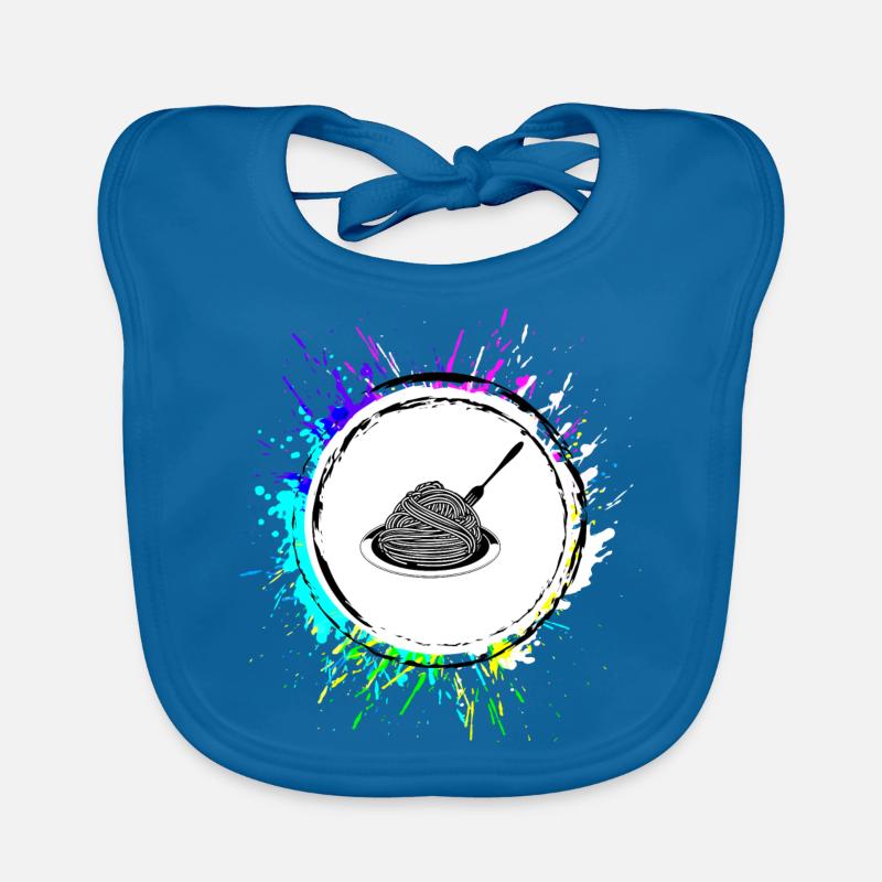 Symbole spaghetti Bavoir bio Bébé