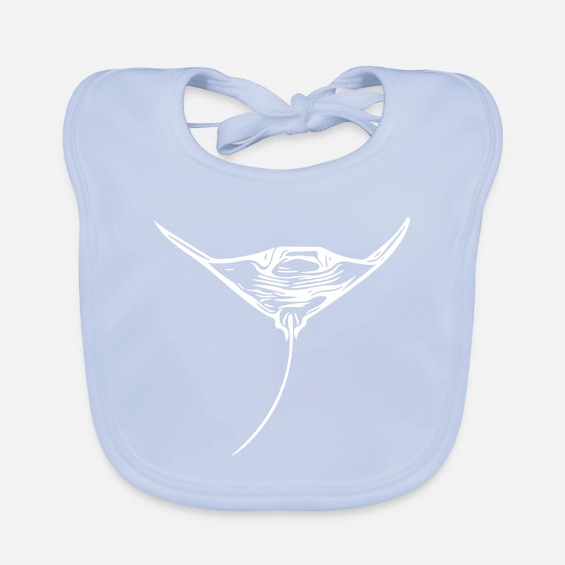 Eagle Ray Sport Vector Vol Bavoir bio Bébé