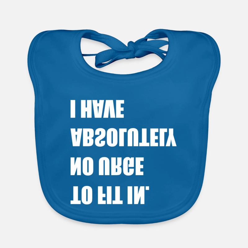 pas envie de s’intégrer Bavoir bio Bébé