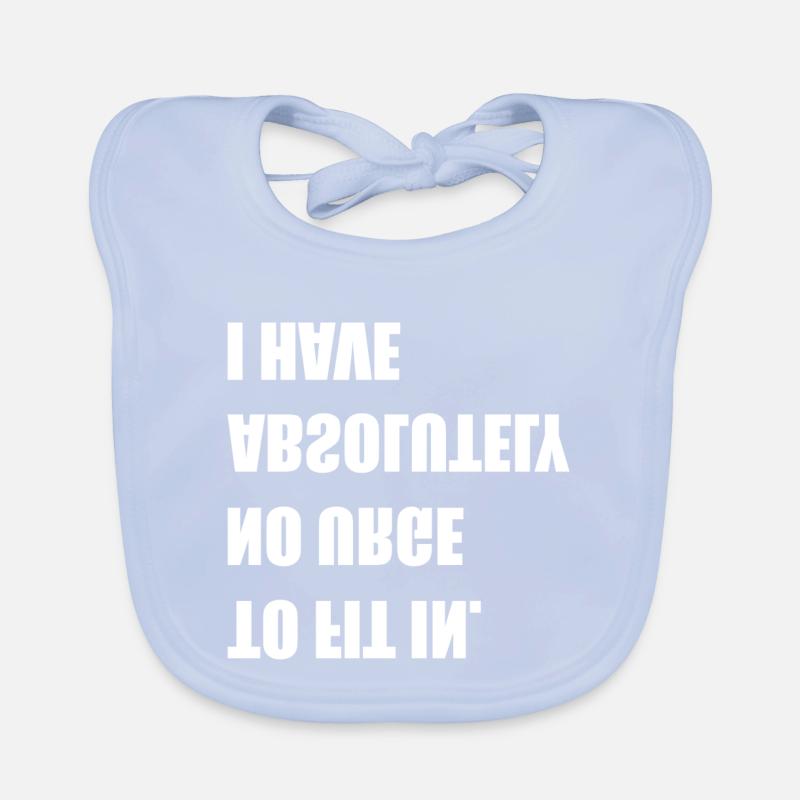 pas envie de s’intégrer Bavoir bio Bébé