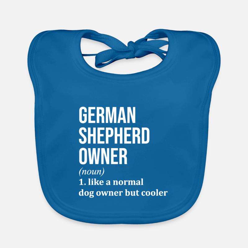 German Shepherd Organic Baby Bibs