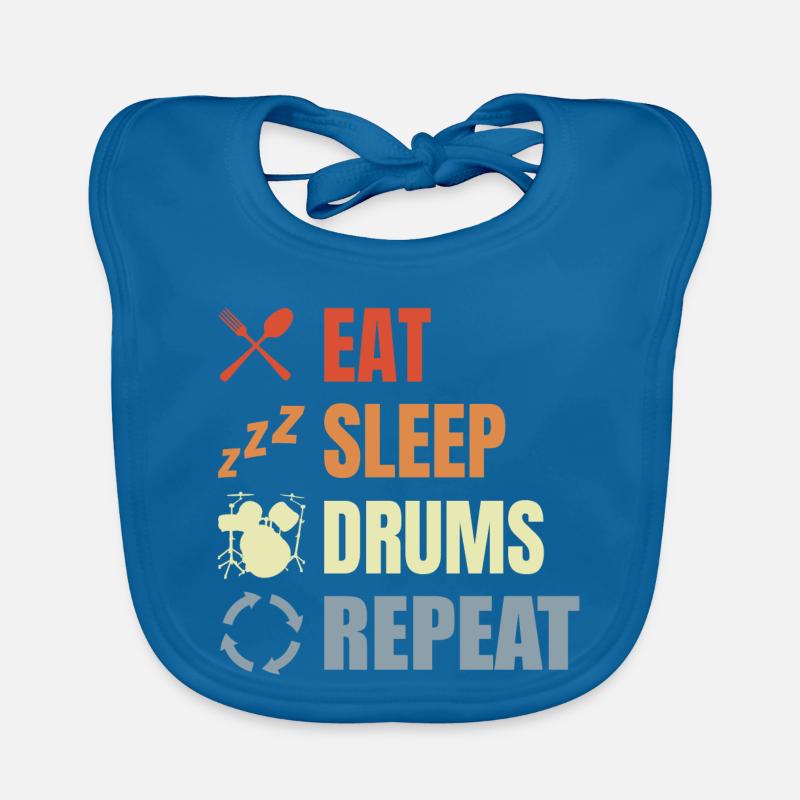 Drum Routine Organic Baby Bibs