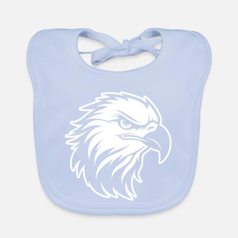 Eagle Head Organic Baby Bibs