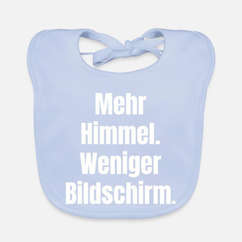 Plus de ciel, moins d’écran Bavoir bio Bébé