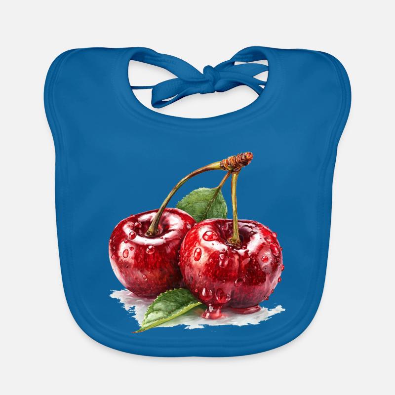 cherry Organic Baby Bibs