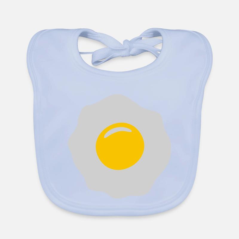 egg ei spiegelei Baby Bio-Lätzchen