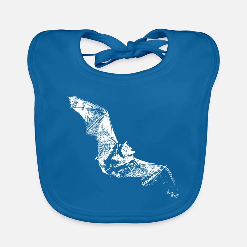 bat Organic Baby Bibs